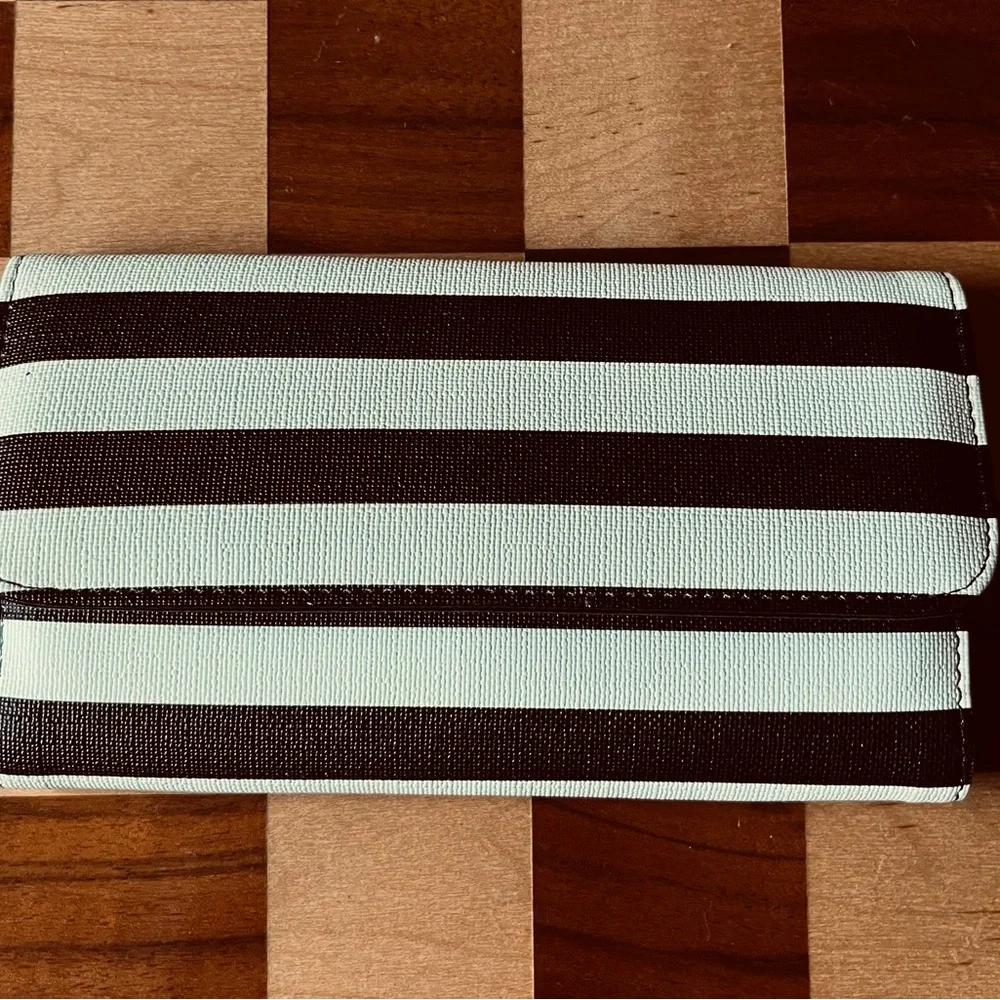EUC Black / White Striped Loungefly Snow White Poisoned Apple Purse / Wallet - Picture 5 of 15